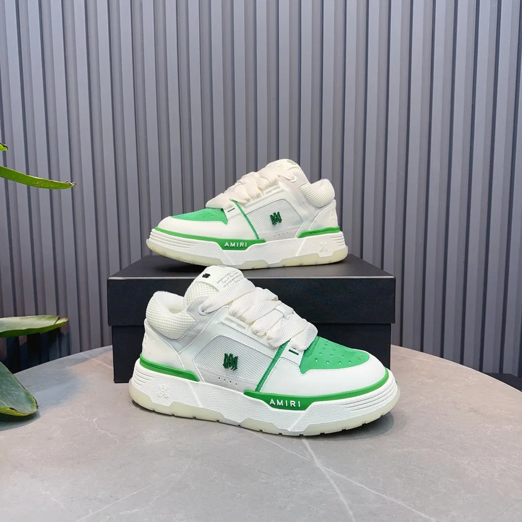 Men's shoes 💰660💰 AMIRI AMIRI trendy brand hot sale 🔥 Available all year round, couples 💑 Official website synchronization Imported fabrics 1⃣️ vs 1⃣️ replica, original factory special original sole, 35-45 (45. non-refundable)